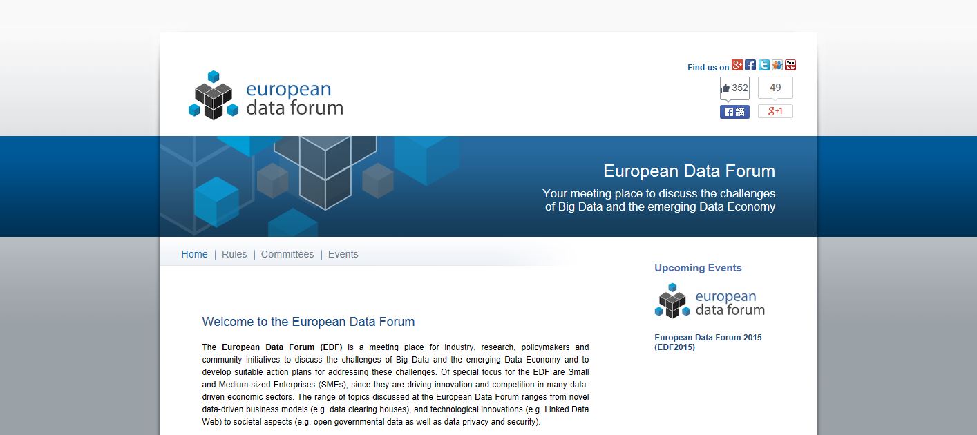 歐洲數據論壇 (European Data Forum)